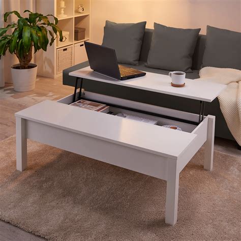 TRULSTORP Coffee table, white, 45 1/4x27 1/2" - IKEA | Arredamento salotto ikea, Tavolo da ...