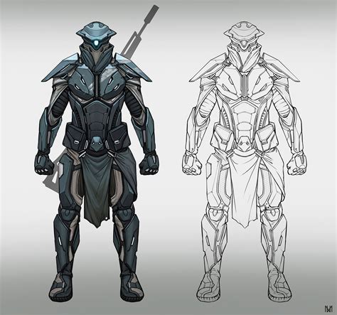 ArtStation - Sci - fi Sniper character concept