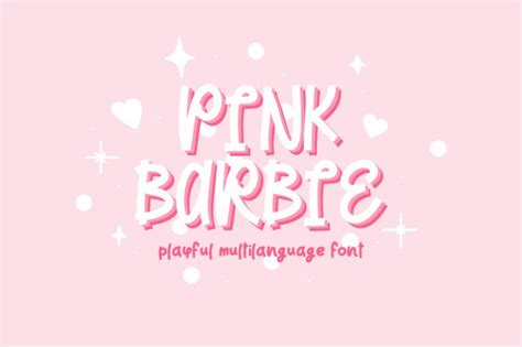 Pink Barbie Font Free Download - FreeFontDL