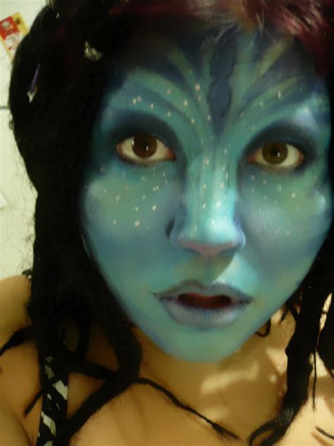 Avatar inspired Makeup by MalevolentJester on DeviantArt