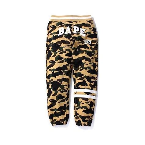 1ST CAMO BAPE SWEAT PANTS liked on Polyvore featuring activewear ...