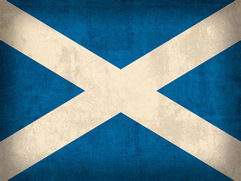 Scotland Flag Vintage Distressed Finish Mixed Media by Design Turnpike ...