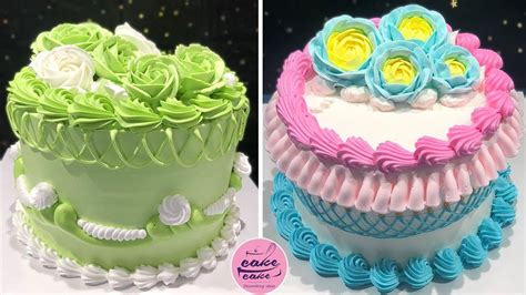 Best Cake Decorating Compilation for Girls | Rose Cake Decorating ...