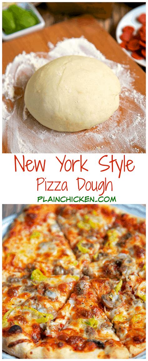 New York Style Pizza Dough - Plain Chicken