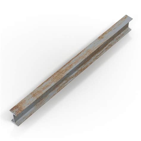 3d model iron beam 3