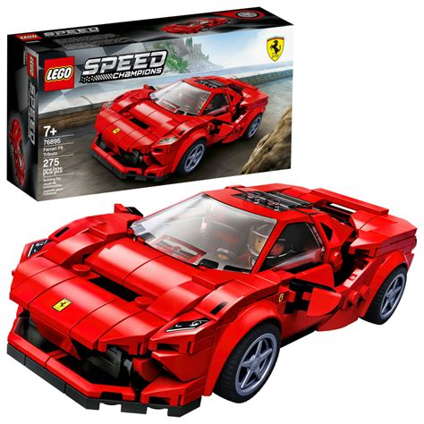 LEGO Speed Champions 76895 Ferrari F8 Tributo Racing Model Car, Vehicle Building Car (275 pieces ...