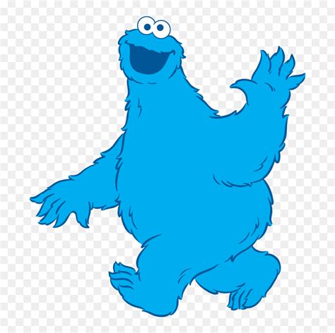 Cookie Monster Sesame Street Clipart