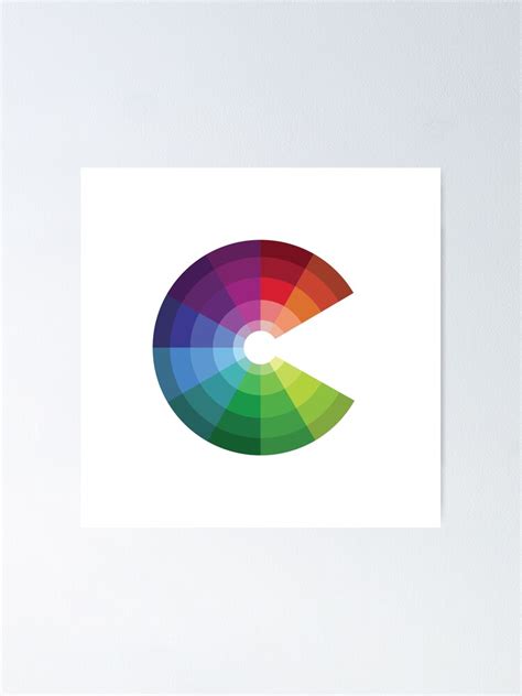 "8 Bit Color Wheel" Poster by quick-brown-fox | Redbubble