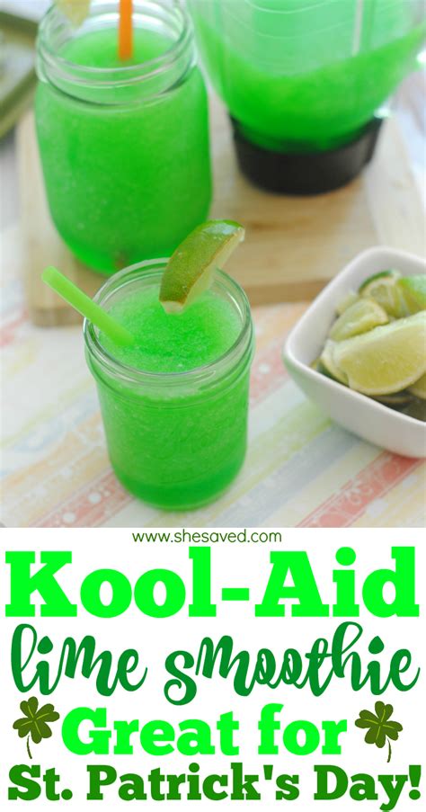 Lime Kool Aid Slushie Recipe - SheSaved®