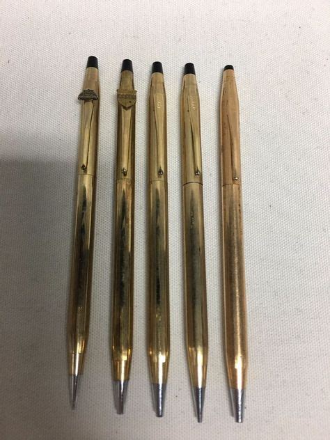 Vintage Cross Pen Pencil Lot 10K 12K 14K Gold Filled Farmers Insurance AAFES #Cross | Fountain ...