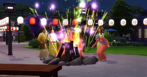 Sims 4 Fireworks