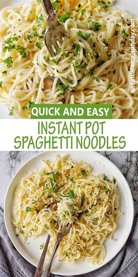 Instant Pot Spaghetti Noodles are quick, easy and versatile! This ...