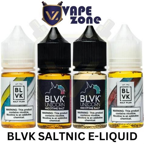 BLVK SALTNIC E-LIQUID | VAPE E-JUICE UAE - Vape Zone UAE