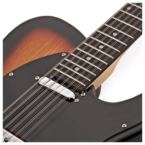 Knoxville Deluxe 12 String Electric Guitar by Gear4music, Sunburst at ...