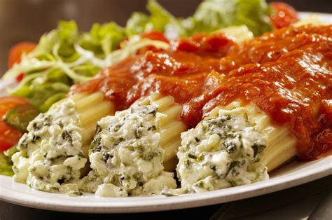 Spinach & Cheese Manicotti | Manini's, LLC