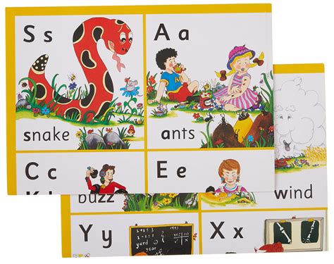 Buy Jolly Phonics Letter Sound Wall Charts Paperback – Import, 30 September 2017 Online at ...