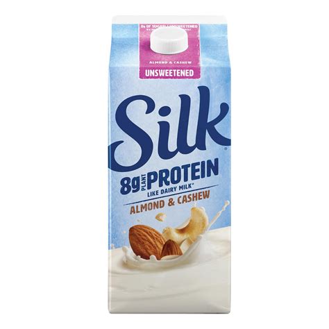 SILK Unsweetened Original Almond & Cashew Protein, 1.75L | Walmart Canada