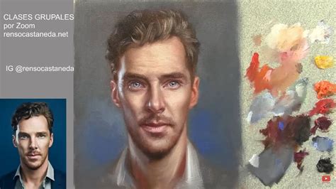 Directo - Pintando retrato al óleo - Benedict Cumberbatch - YouTube