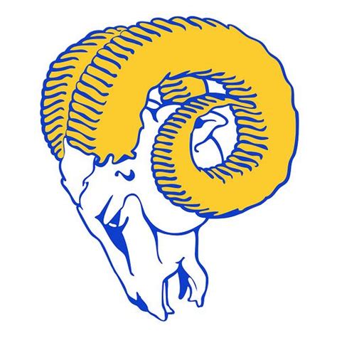 Los Angeles Rams 1951-1969 | Los angeles rams logo, Los angeles rams, Ram svg