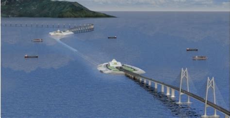 Hong Kong Zhuhai Macau Bridge Tunnel Underwater U Tube