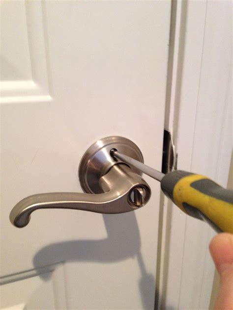 Tighten loose door knob – Door Knobs