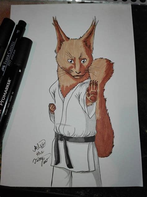 Karate Squirrel- #89 by Alex-TheTinyPaw on DeviantArt