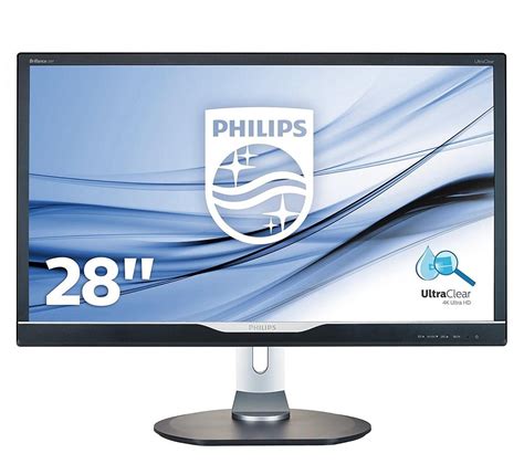 Philips 288P6LJEB 28 Inch 4K Ultra HD LED Gaming PC Monitor Computer ...