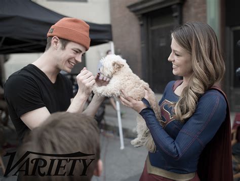 Behind-The-Scenes Photos From 'Supergirl'/'The Flash' Crossover ...