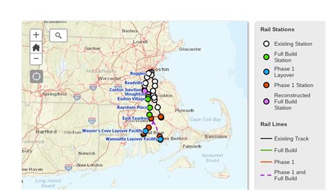 South Coast Rail introduces interactive map – Fall River Reporter