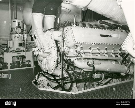 Napier Deltic engine Stock Photo - Alamy