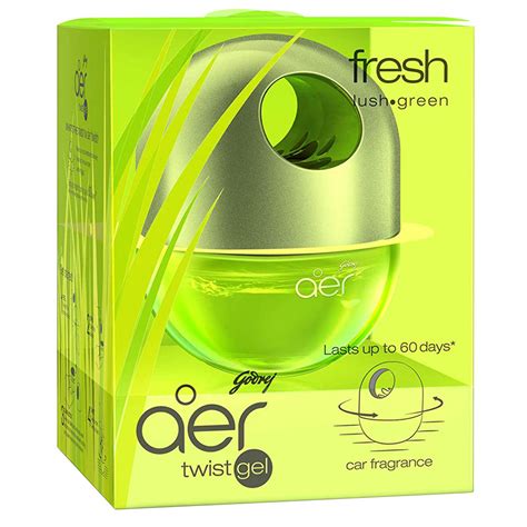 Godrej Aer Fresh Lush Green Car Air Freshener Gel (45GM)