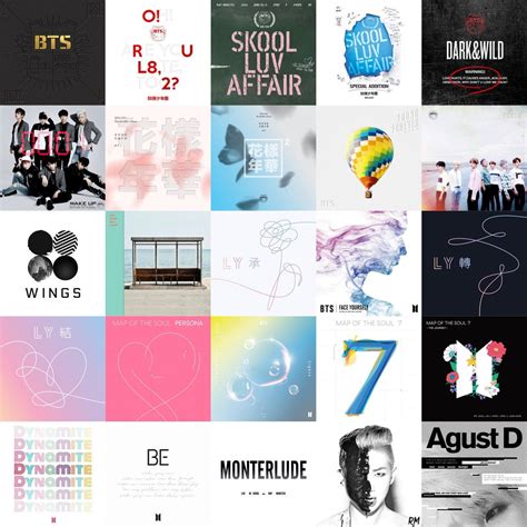 Bts Album Covers Printable