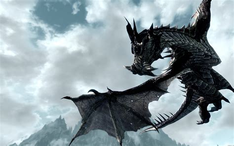 Dragon Skyrim Wallpaper HD | PixelsTalk.Net