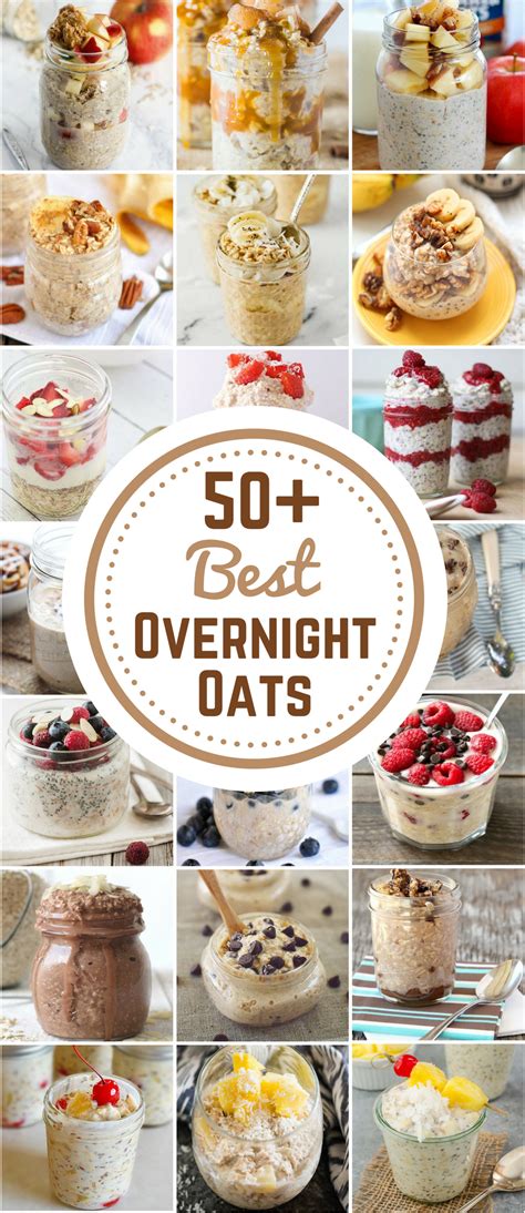 50 Best Overnight Oat Recipes - Prudent Penny Pincher