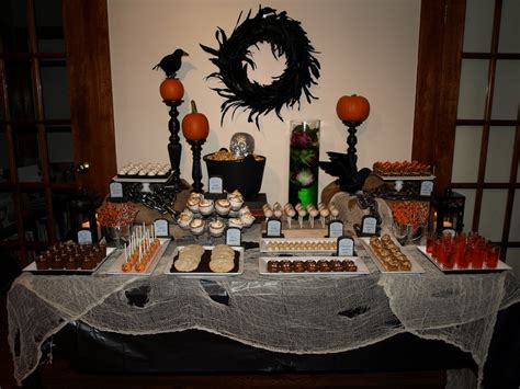 a. party style: halloween dessert table