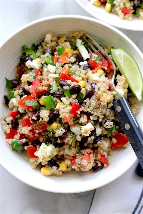 Southwestern Quinoa Salad with Black Beans - Green Valley Kitchen