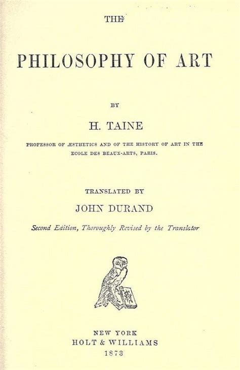 The Philosophy of Art by Hippolyte Taine | BookFusion