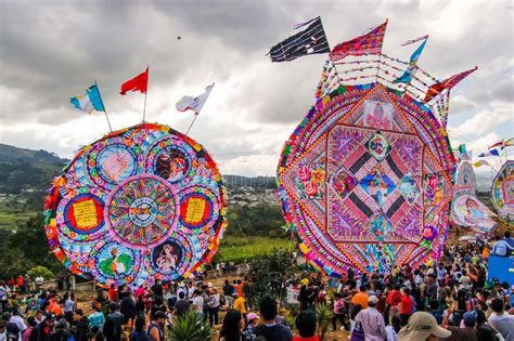 Giant Kites In Cemetery, All Saints Day, Guatemala Editorial Image | All saints day, Kite, Guatemala