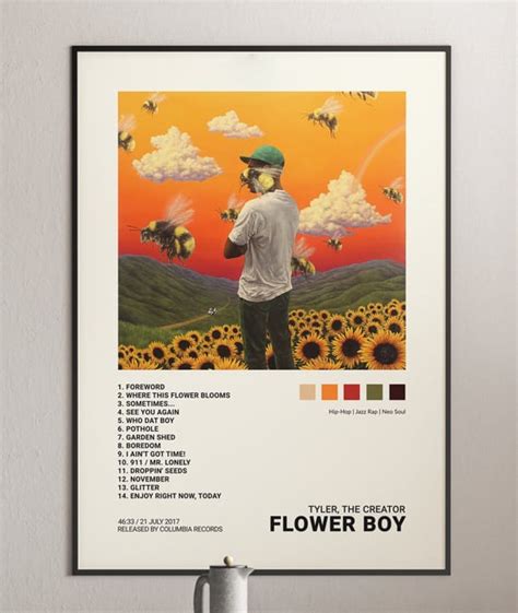 Tyler, The Creator - Flower Boy, Album Cover Poster Print | Architeg Prints