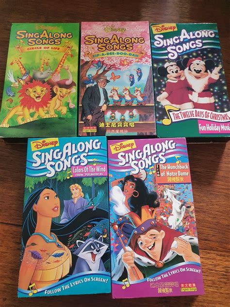 Disney Sing Along Songs Vhs 1996