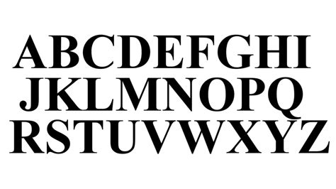 Times New Roman Font