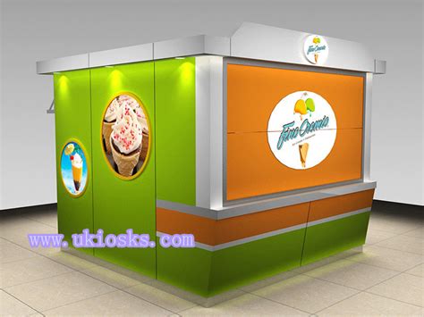 ice cream kiosk design for outdoor used to USA