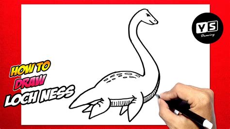 How To Draw A 3d Loch Ness Monster Drawings Drawing Tips Animal ...