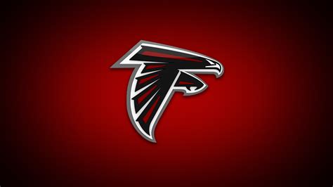 falcons, Atlanta Falcons, Logo, Red background, Minimalism Wallpapers HD / Desktop and Mobile ...