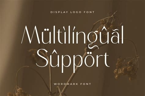 Wordmark - Display Logo Font - Design Cuts