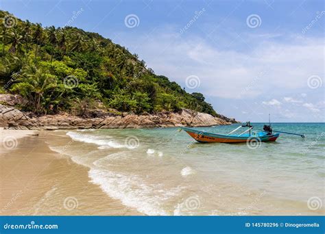 Boat Koh Phangan island editorial photo. Image of destination - 145780296