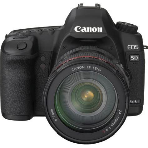 Canon EOS 5D Mark II 21.1MP Full Frame CMOS Digital SLR Camera with EF 24-105mm f/4 L IS USM ...