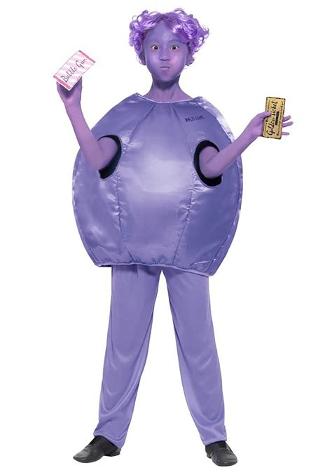 Willy Wonka Kids Violet Beauregarde Costume - Walmart.com