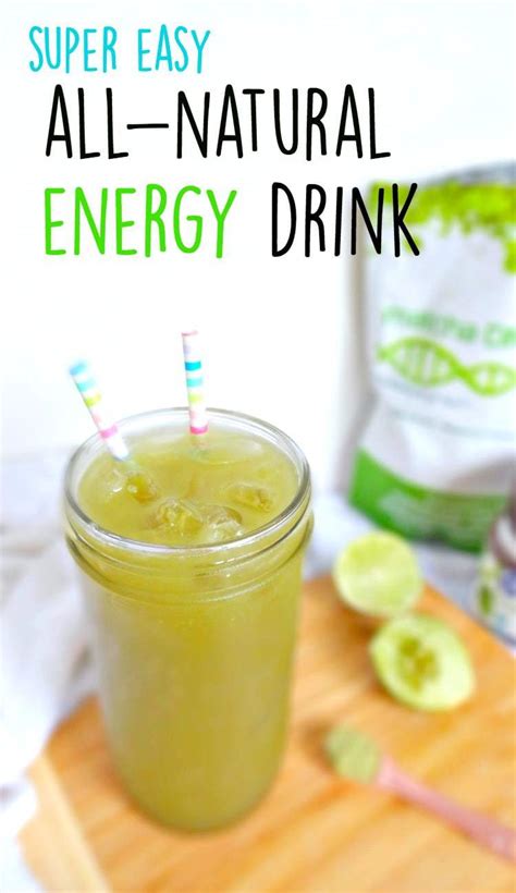 Super Easy All Natural Energy Drink - The Glowing Fridge