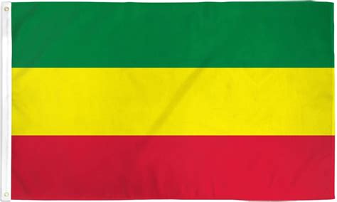 Amazon.com : Ethiopia (Plain) Flag 3x5ft Poly - INTERNATIONAL FLAGS ...